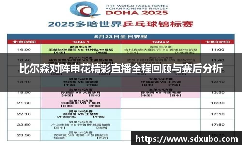 比尔森对阵申花精彩直播全程回顾与赛后分析